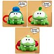 Cut the Rope 3-Inch Talking Plush with Backpack Clip Case
